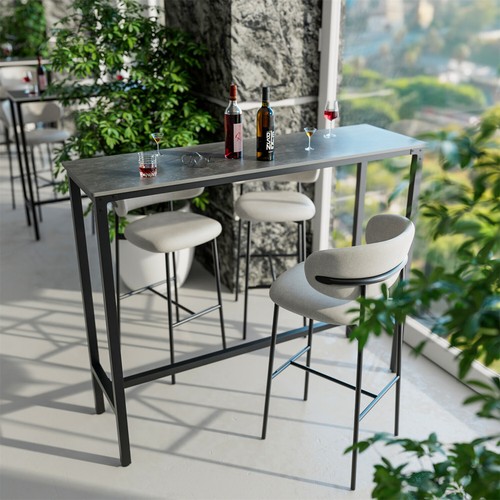 Tall breakfast bar table - breakfast,