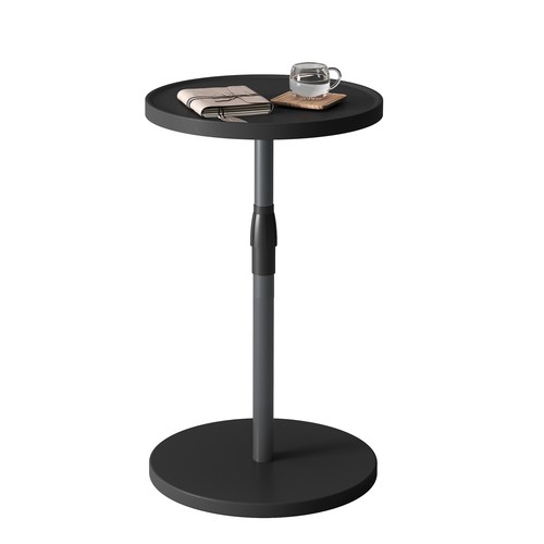 Adjustable round side table - adjustable,