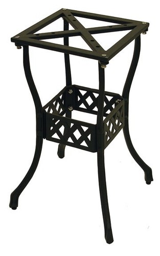 Black table base heavy - black, base,